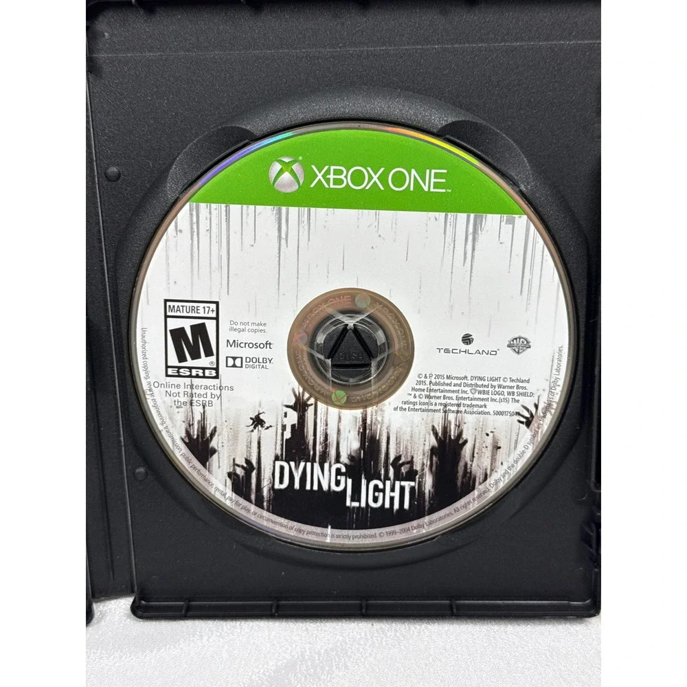 Techland Dying Light Video Game Xbox One M Mature Survival Horror Zombie Disc